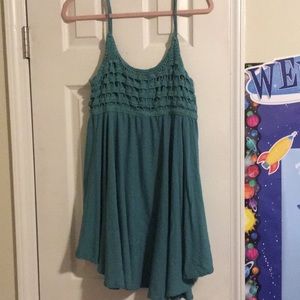 ONeill teal babydoll sundress  size xl